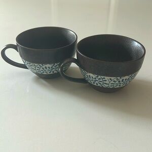 Japanese style Mugs Set of 2